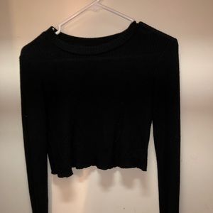 4/$20 black crop top